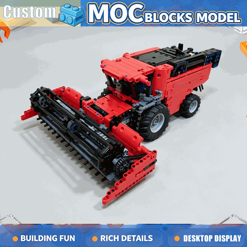 Agriculture Farming Education - 1955PCS Farm Combine Harvester Building Blocks